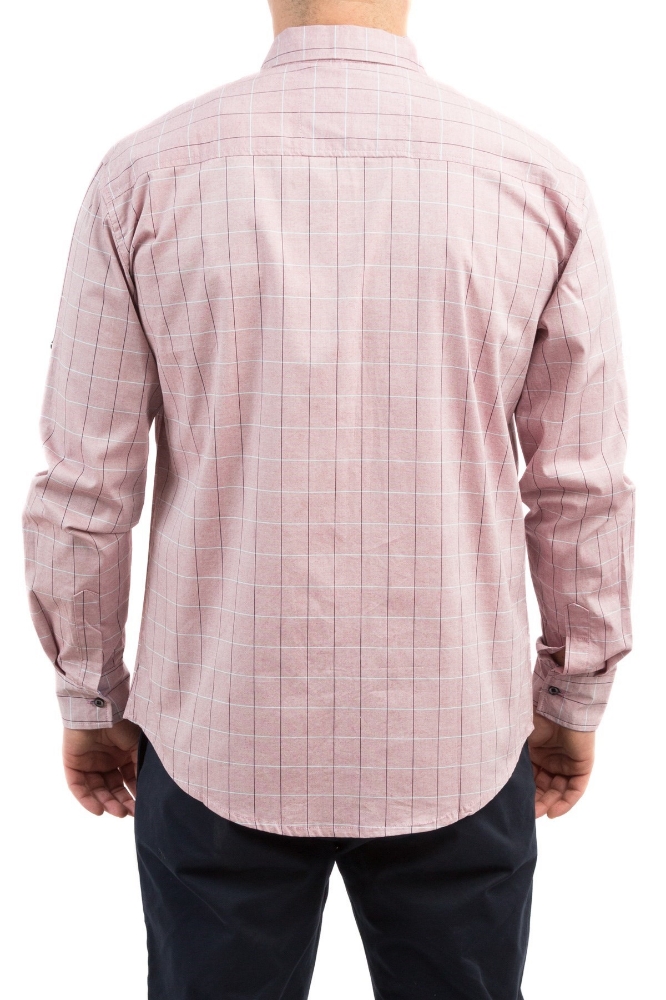 Camasa barbati casual roz 888