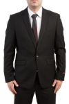 Costum barbati slim negru S 5019