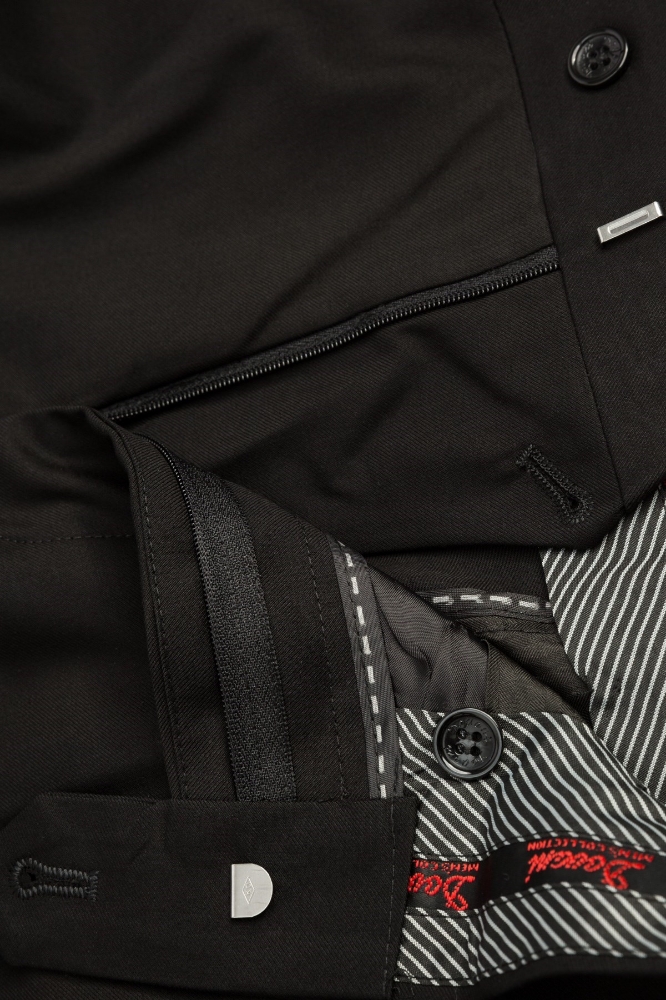 Pantaloni barbati clasici negri 5019