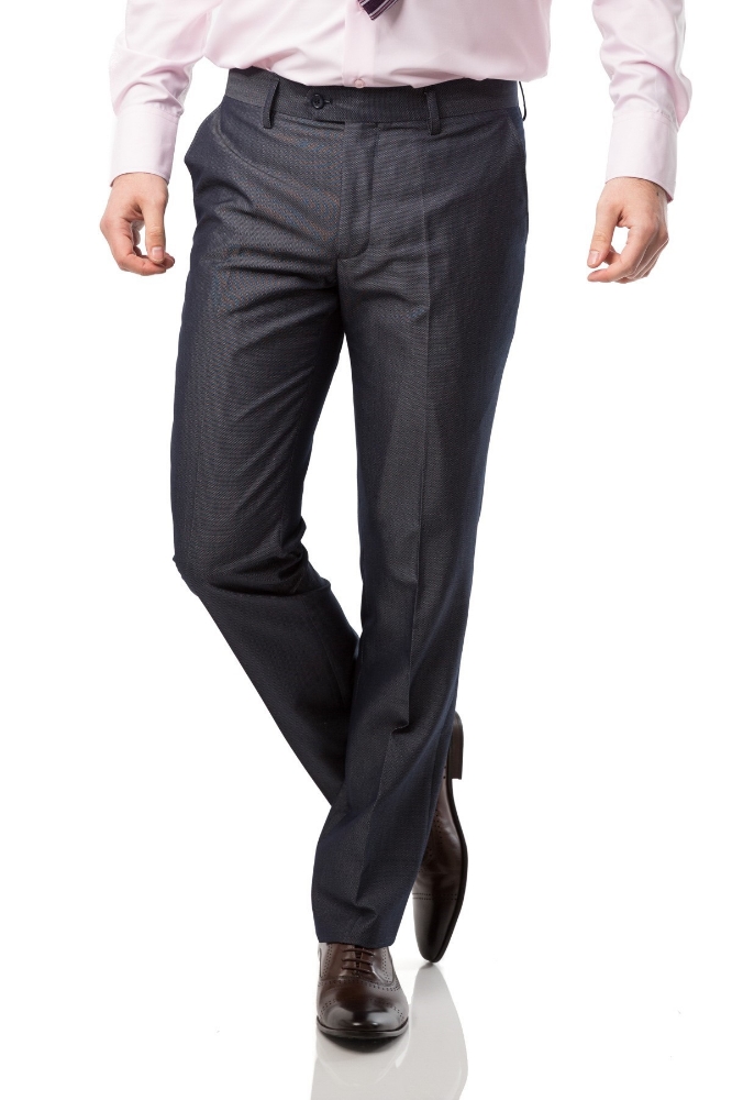 Pantaloni barbati slim bleumarin C17076-9