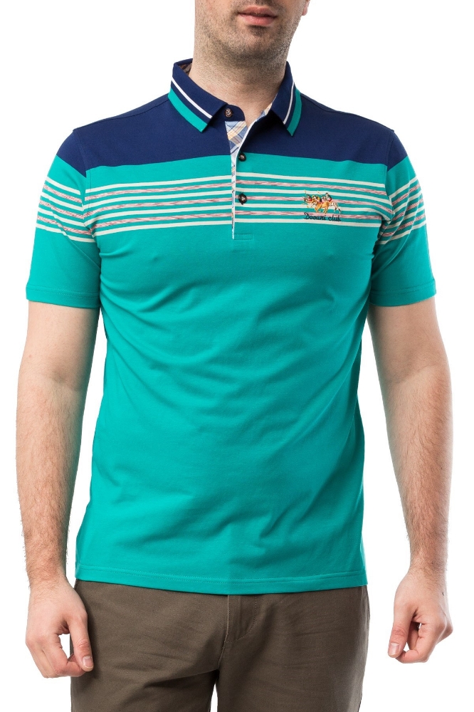 Tricou barbati turcoaz X5771-1