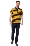 Tricou barbati cu dungi galbene 331
