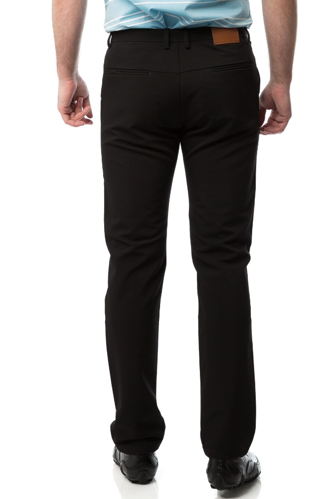 Pantaloni barbati slim negri 601