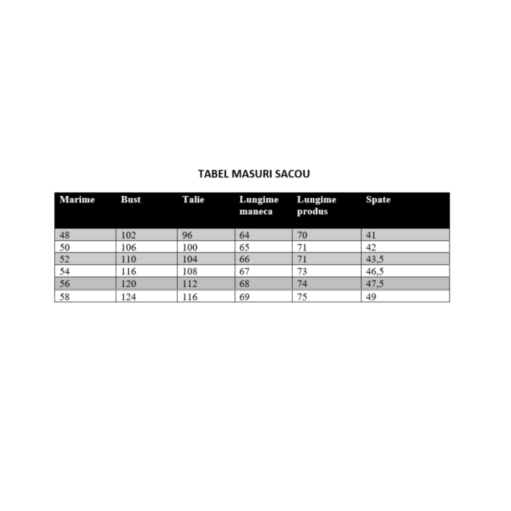 Sacou maro LM102