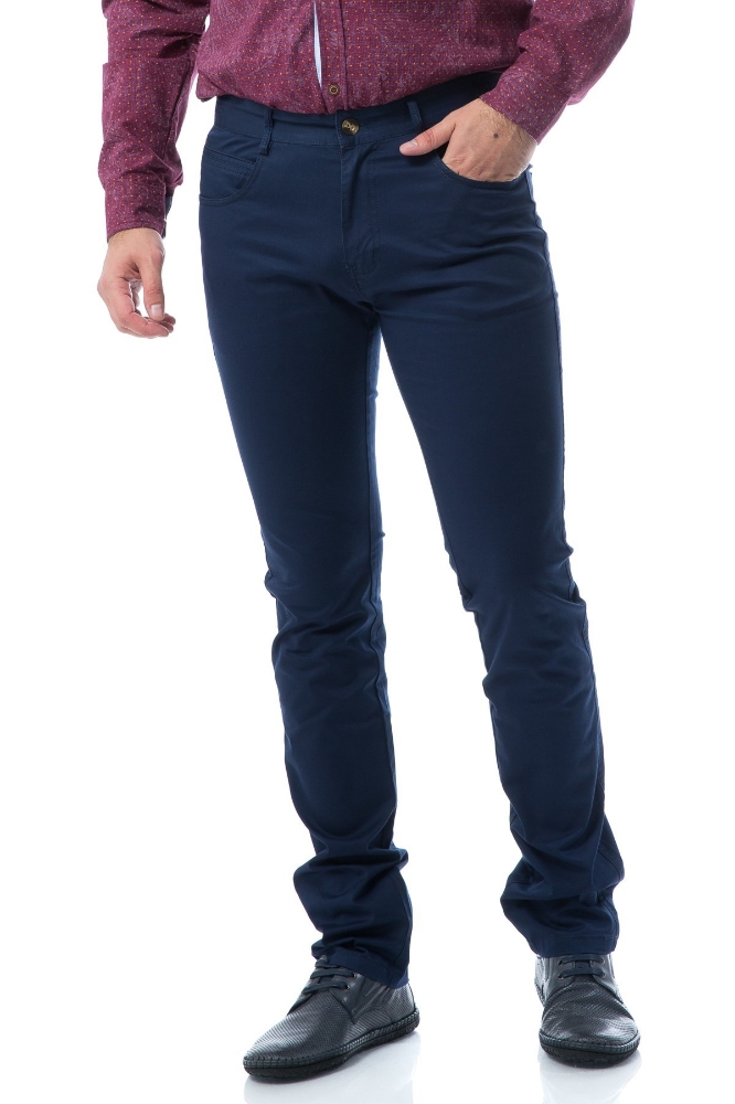 Pantaloni barbati bleumarin 820-2