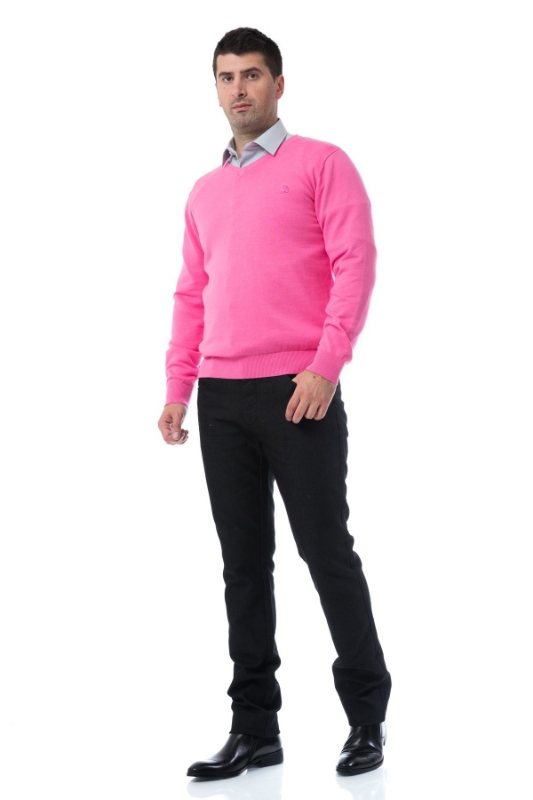 Pulover barbati roz 206-V