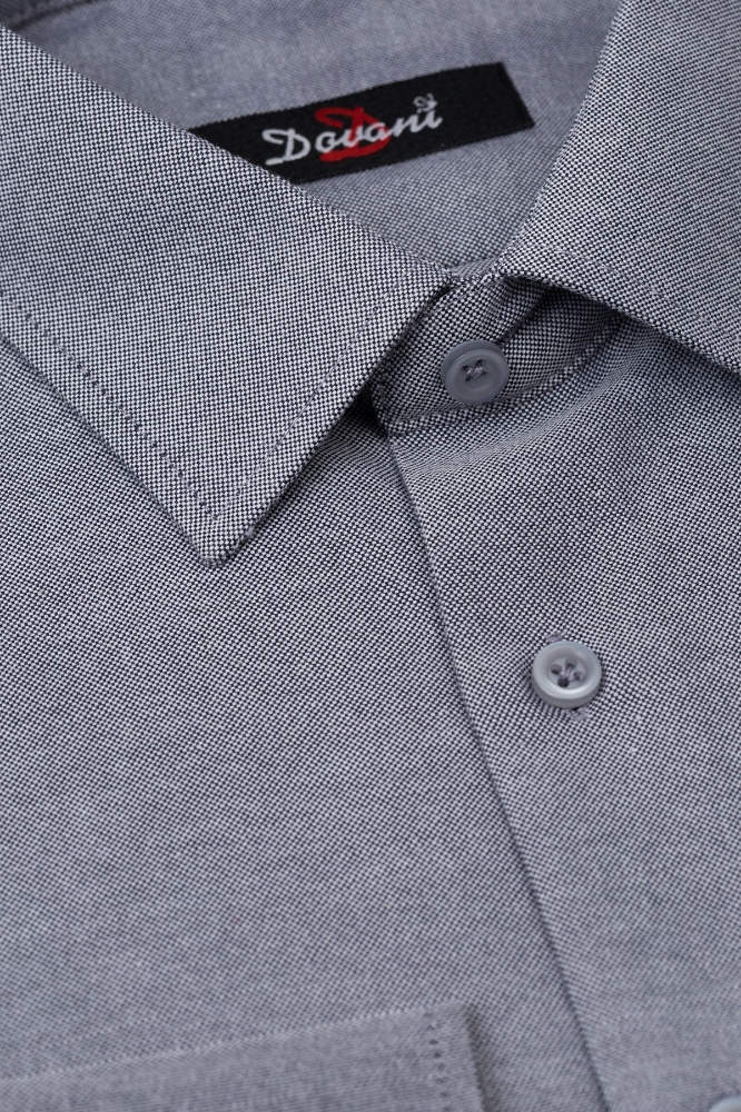 Camasa barbati clasica gri inchis A2013-16
