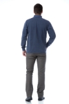 Tricou barbati albastru cu maneci lungi 8838