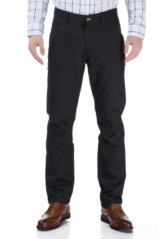Pantaloni barbati negri R830-4