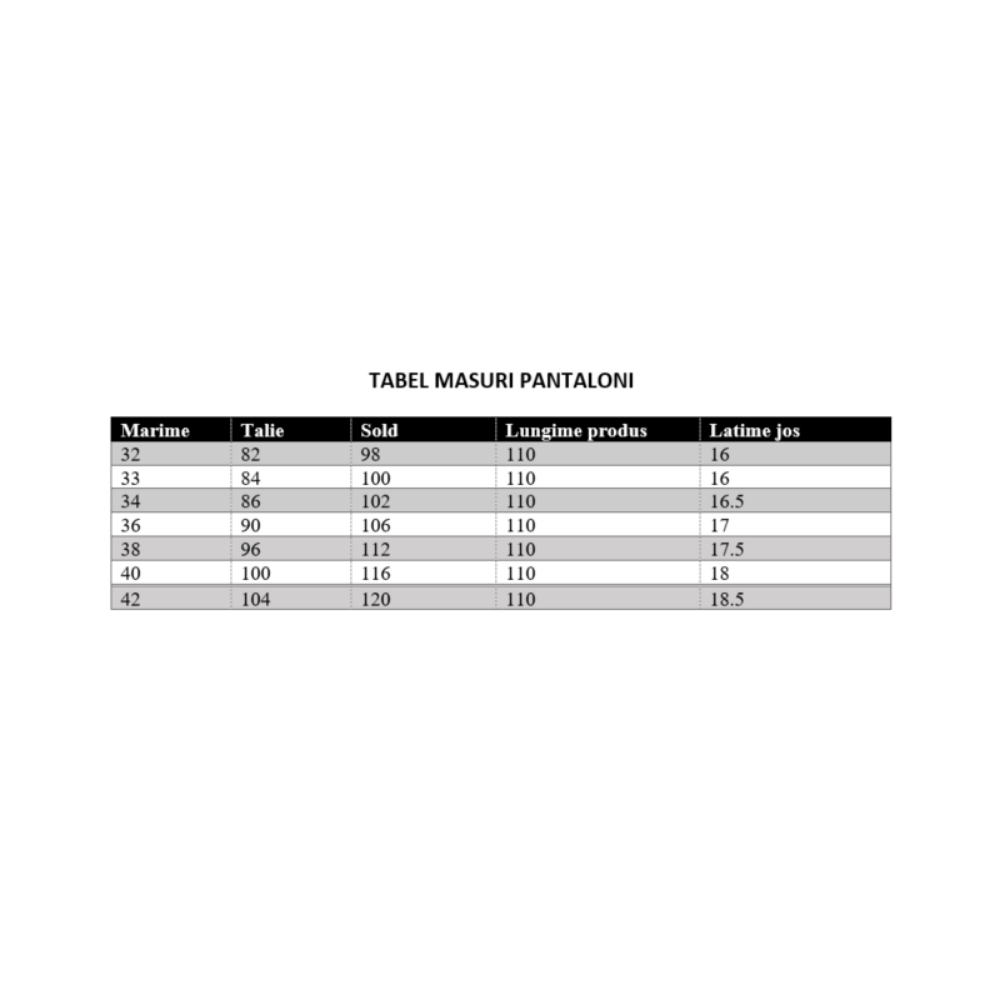 Pantaloni barbati negri S834-1