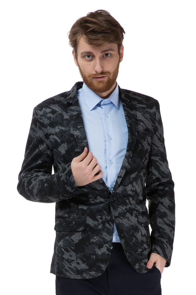 Sacou barbati negru LM111