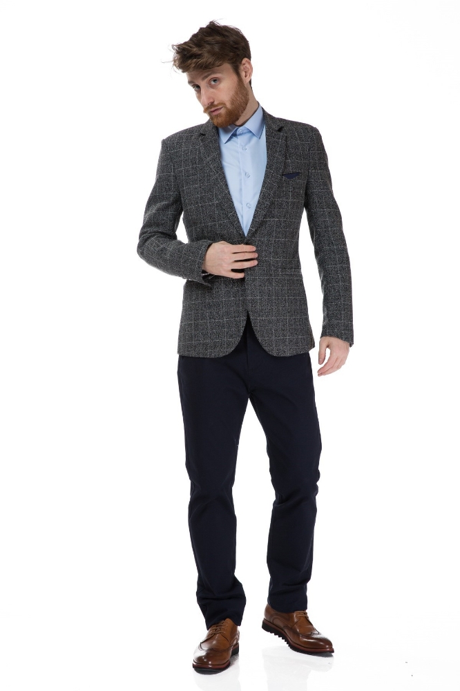 Sacou barbati negru LM112