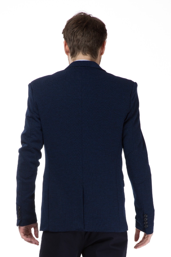 Sacou barbati slim bleumarin LM113