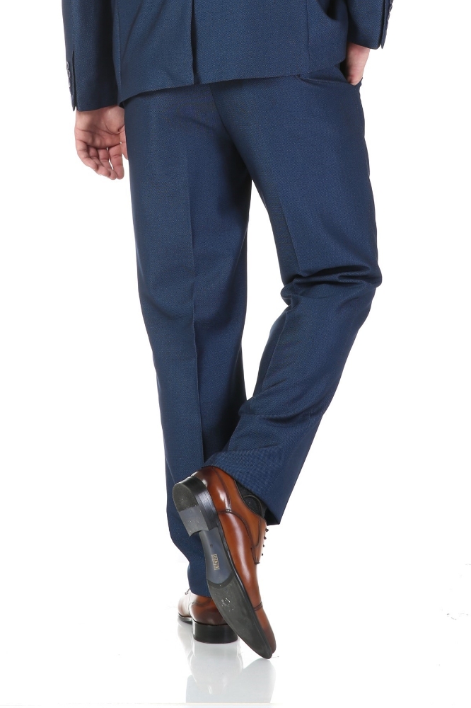 Pantaloni eleganti bleumarin C17317-9