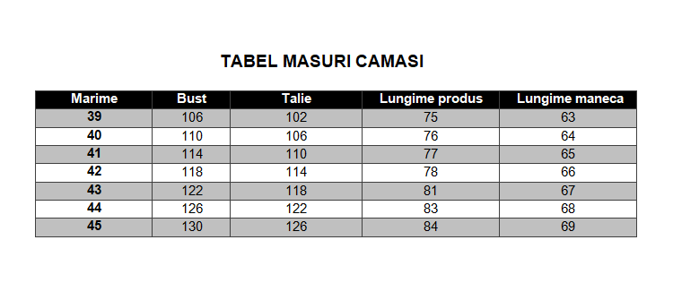 Size Guide