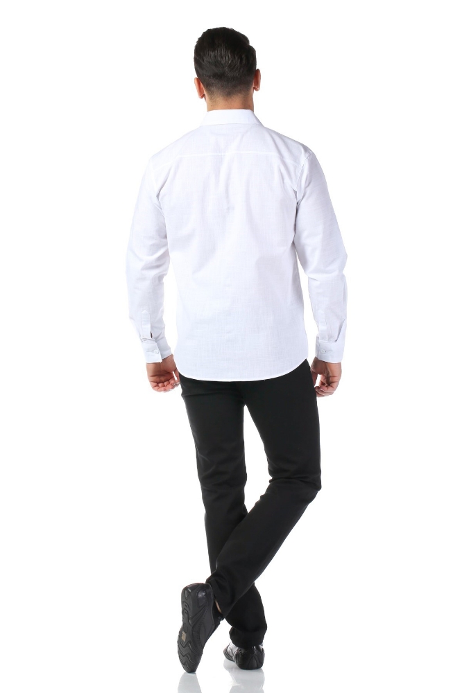 Imagine Camasa casual alba 992-1
