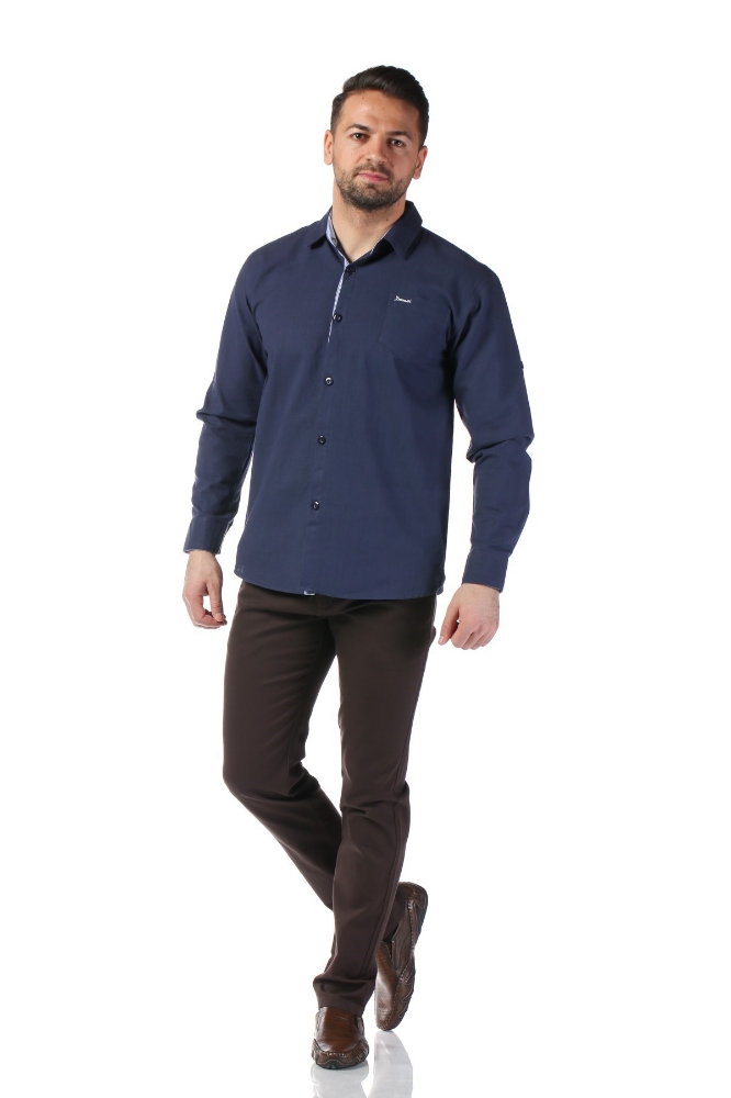 Imagine Camasa casual bleumarin 992-3