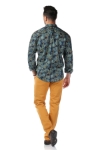 Imagine Camasa casual bleumarin cu palmieri 810-2