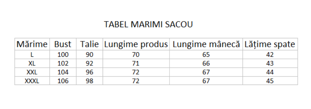 Imagine Sacou negru H426-4