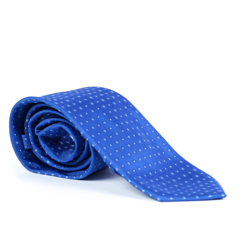 Imagine Cravata albastra cu model
