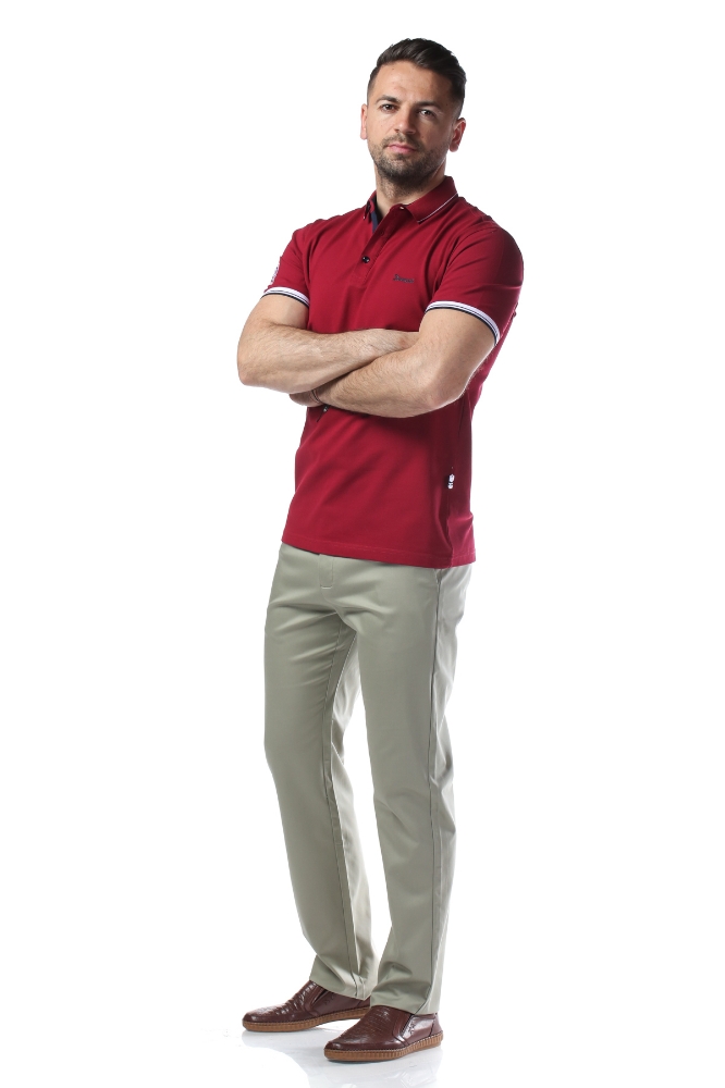 Imagine Pantaloni verde deschis R882-5