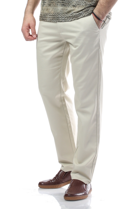 Imagine Pantaloni crem R887-1