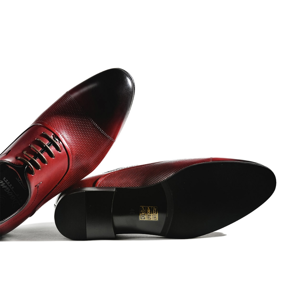 Pantofi Red wine 003-021 F3