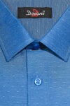 Camasa clasica albastru inchis cu buline 9710-8 F2