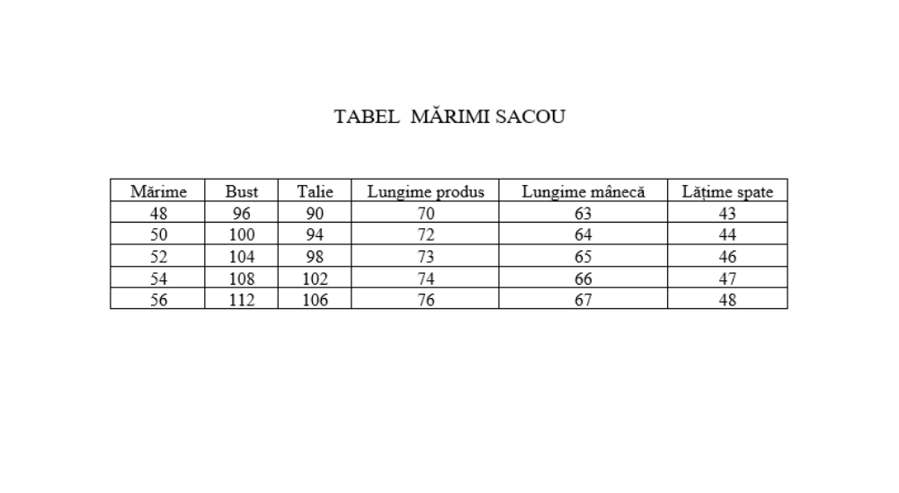 Tipar sacou