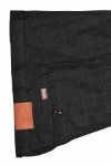 Pantaloni gri inchis in carouri 918-1 F4