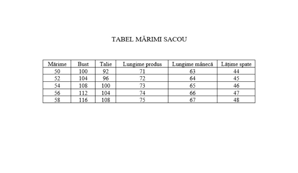 Tipar sacou