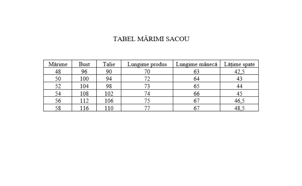 Tipar sacou