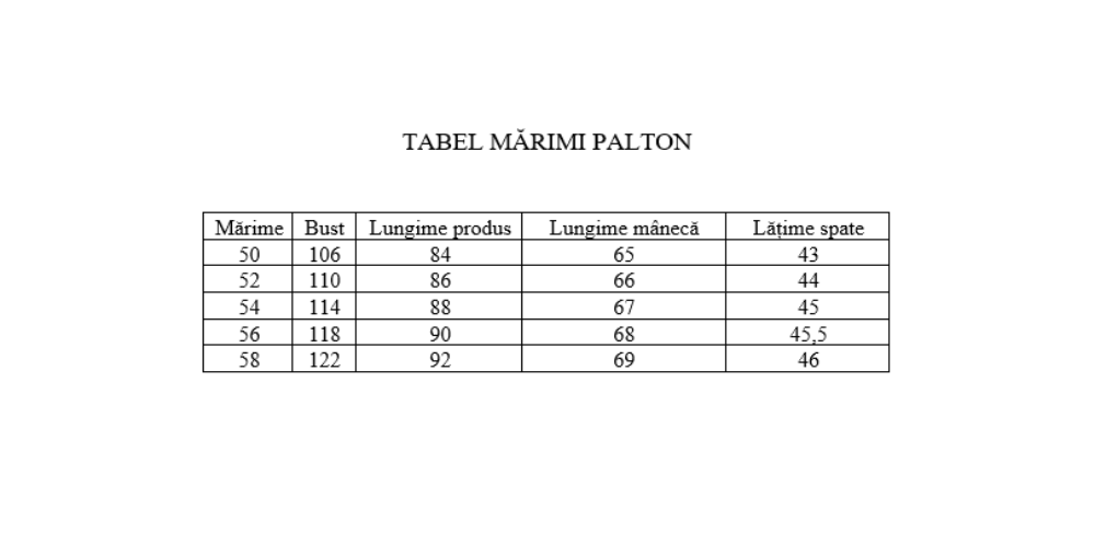 Tipar palton
