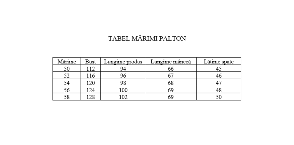 Tipar palton