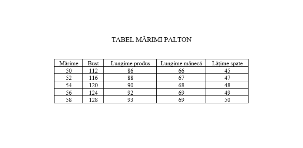 Tipar palton