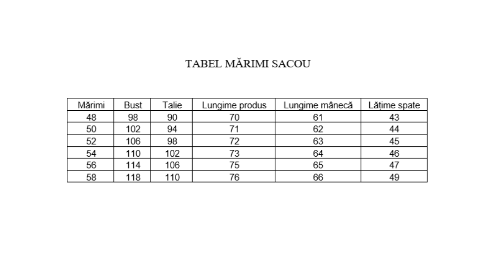 Tipar sacou