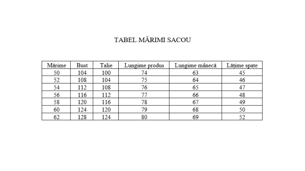 Tipar sacou