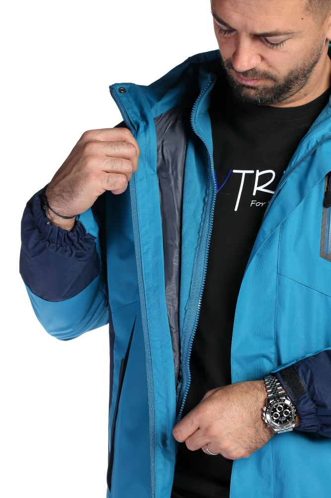 Geaca turcoaz 788A-2 F3