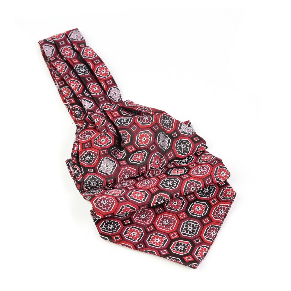 Cravata ascot visinie cu model F1