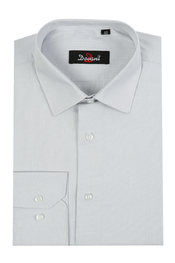 Camasa clasica gri 0057-5751 F1