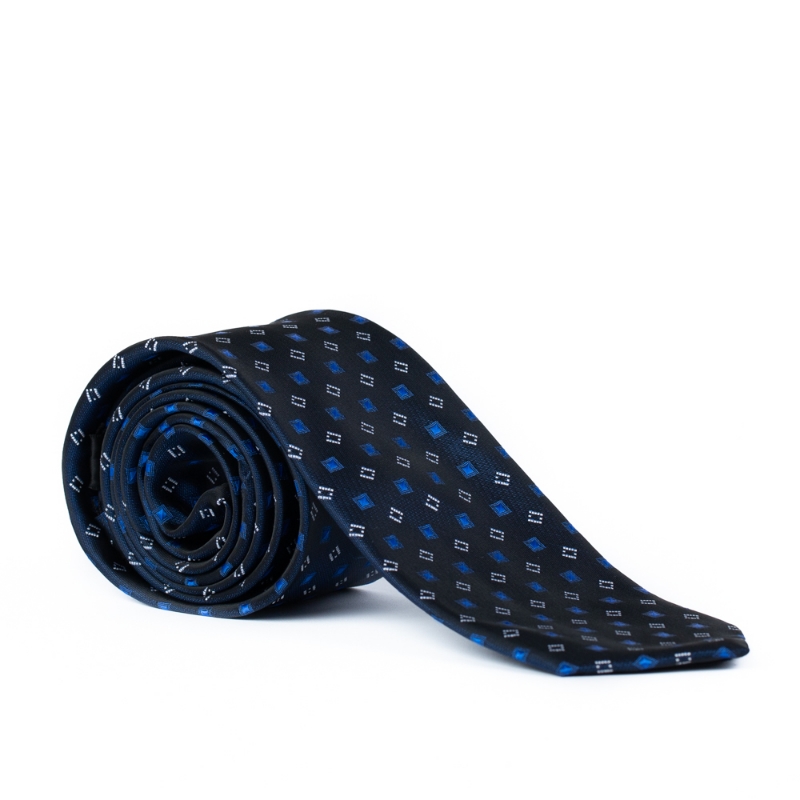 Imagine Cravata bleumarin cu model 4