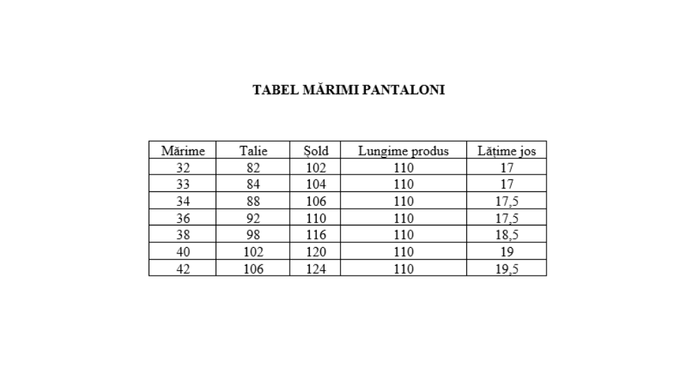 Imagine Pantaloni maro inchis S207-11