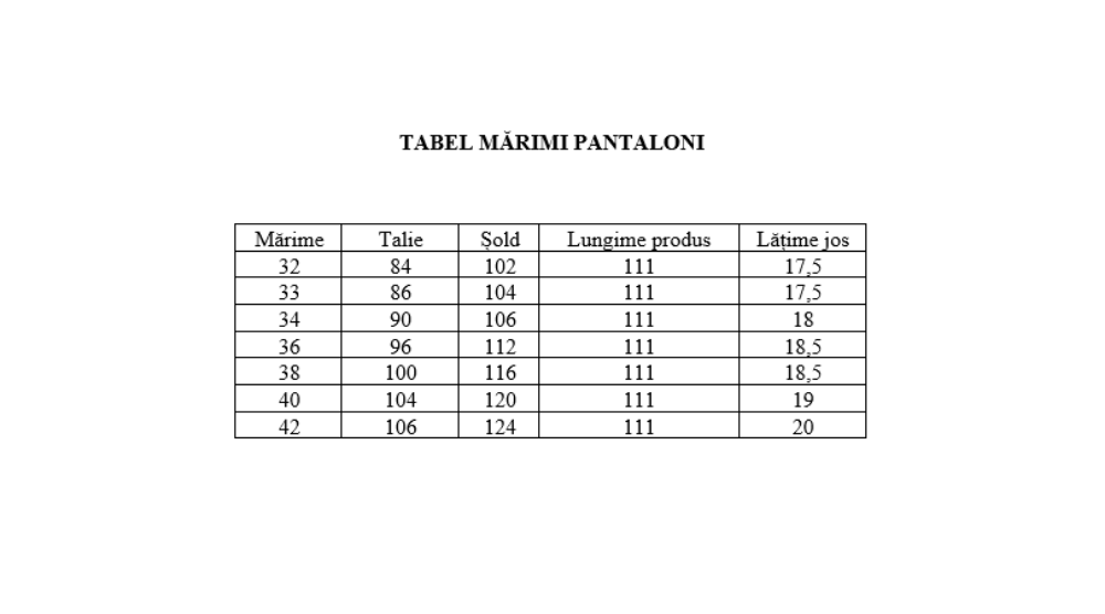 Imagine Pantaloni negri S208-14