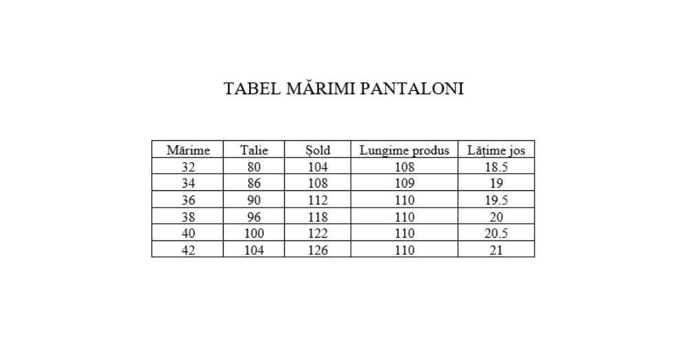Imagine Pantaloni bleumarin R236-11