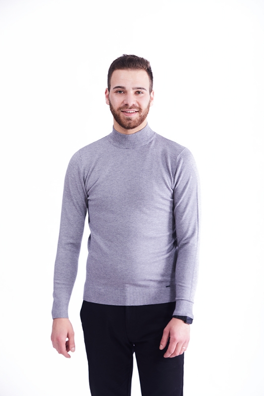 Imagine Pulover gri deschis 870-3