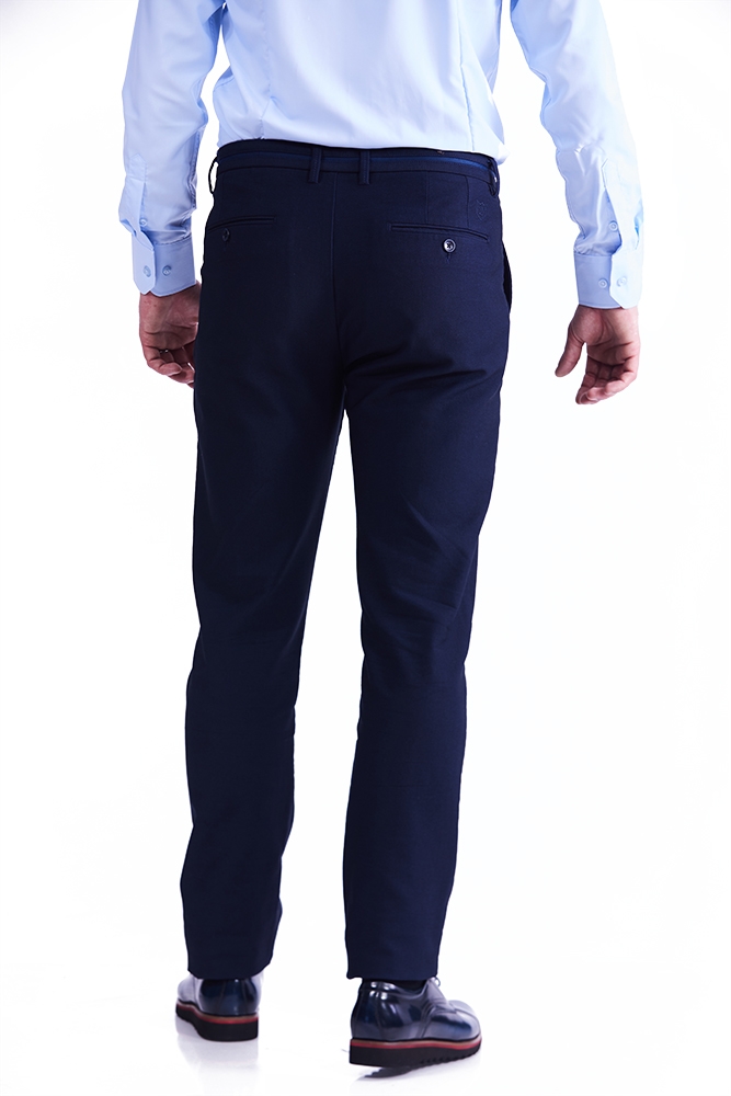 Imagine Pantaloni regular bleumarin R241-6