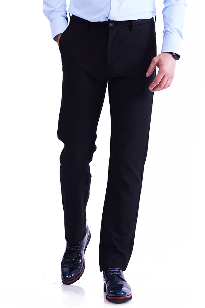 Imagine Pantaloni regular negri R241-7