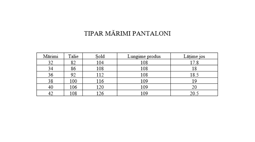 Imagine Pantaloni regular negri R241-7
