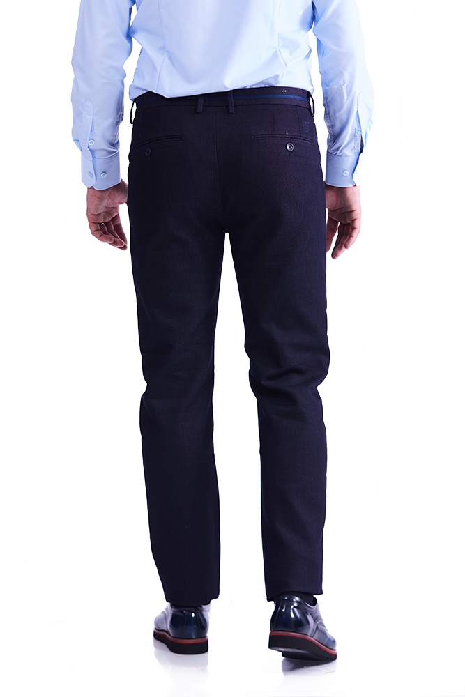 Imagine Pantaloni regular bleumarin R245