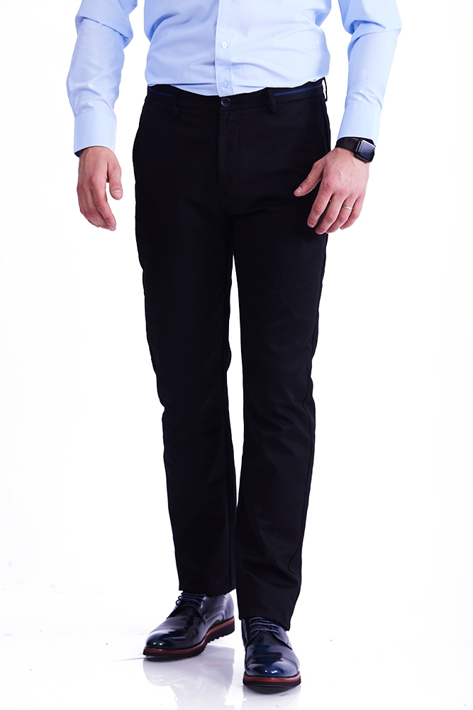 Imagine Pantaloni regular negri R244